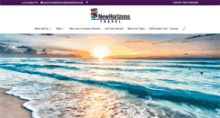Desktop Screenshot of newhorizonstravel.com